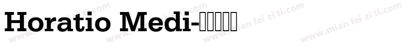 Horatio Medi字体转换